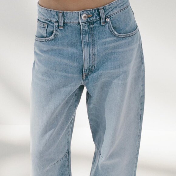 Zara baggy barrel leg jeans size 6 women's - Picture 5 of 6